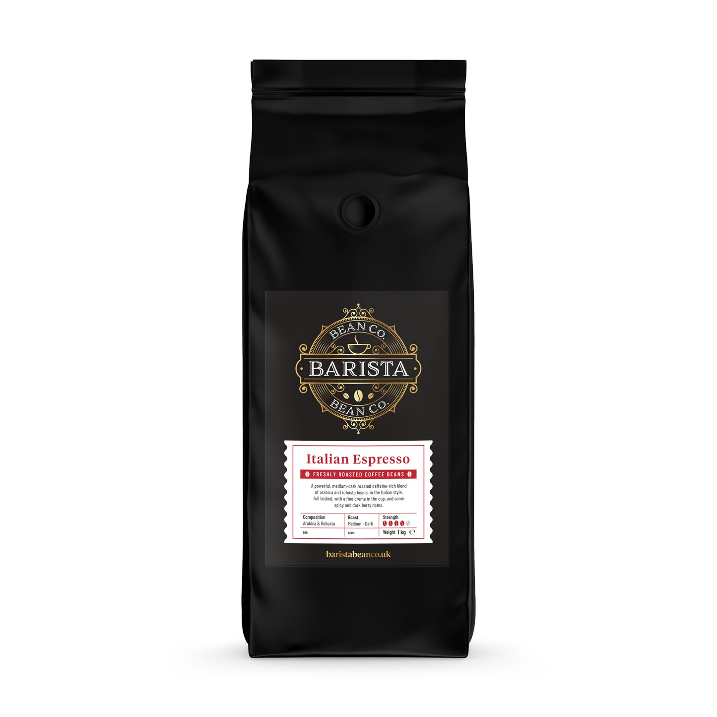 Italian Espresso Coffee (Beans or Ground) - By Barista Bean Co.